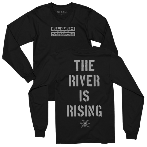 The River is Rising Black Long Sleeve