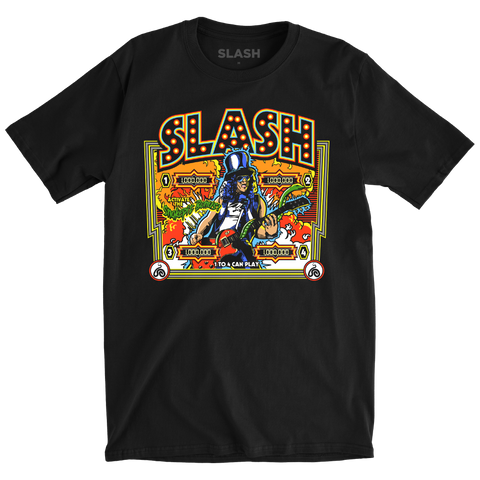 Slash Pinball Black Tee