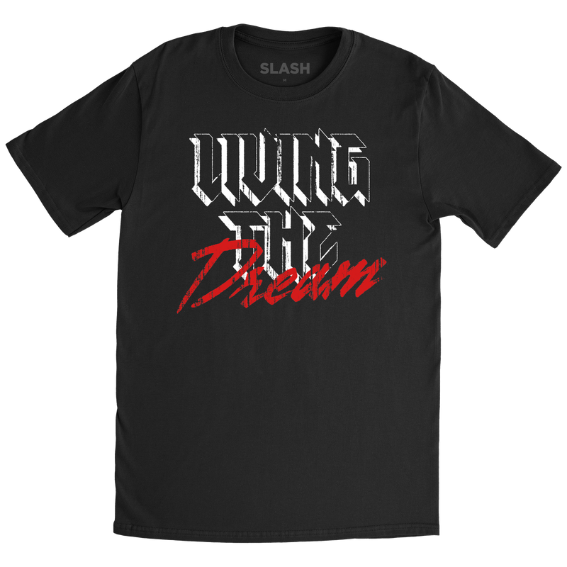 Living The Dream Black Tee