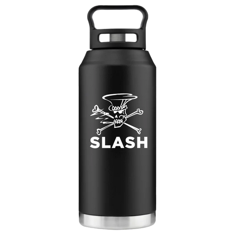 Slash Skully Black Growler