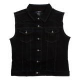 Black Denim Vest