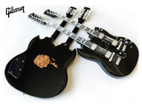 Axe Heaven Slash Gibson 1966 EDS-1275 Doubleneck - Aged Mini Guitar