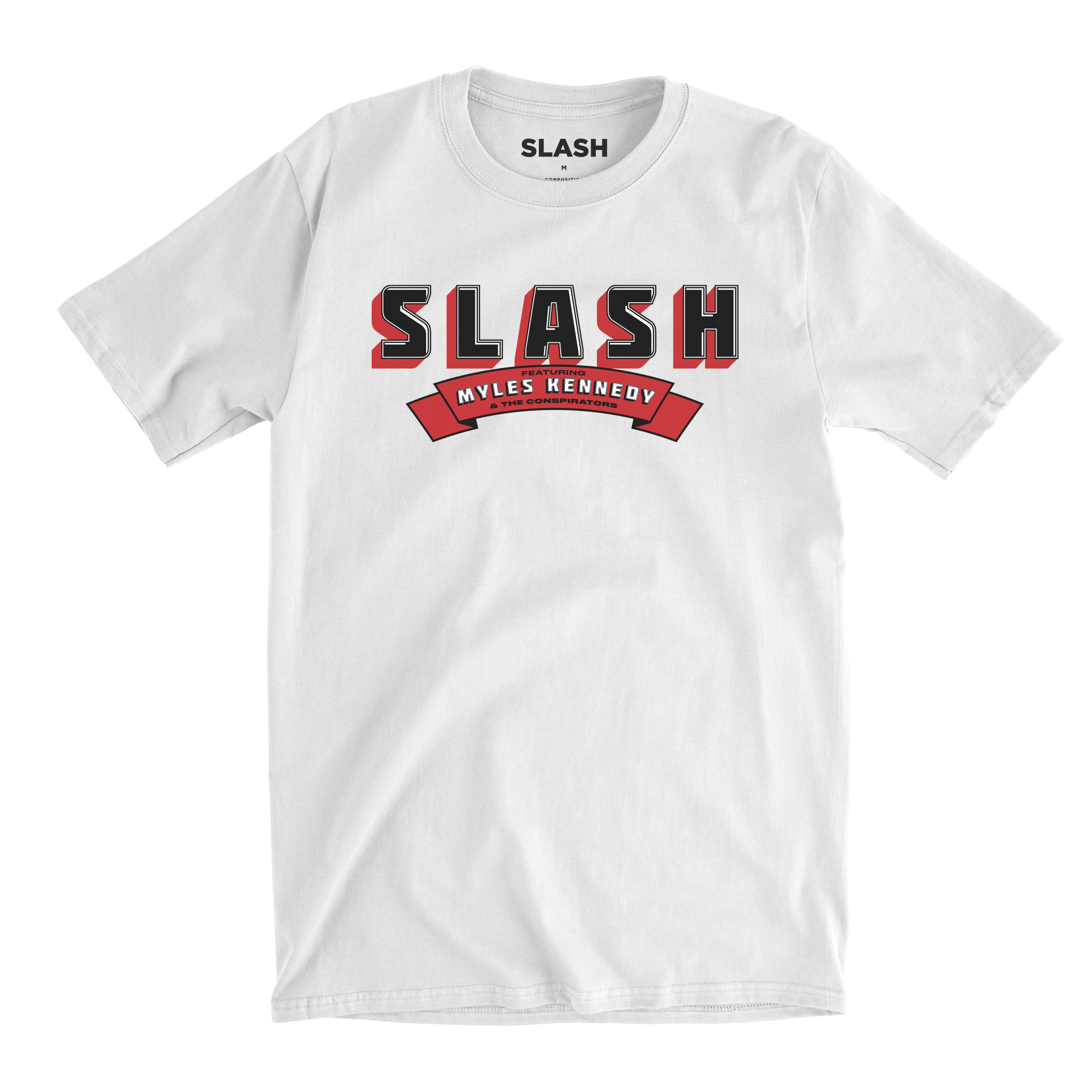Slash Album Logo White Tee – Slash Merch