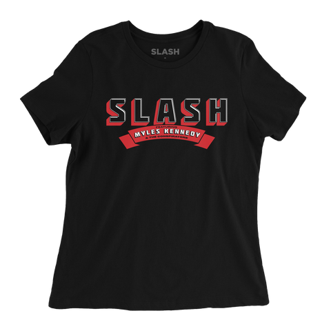 Slash 4 Ladies Black Tee