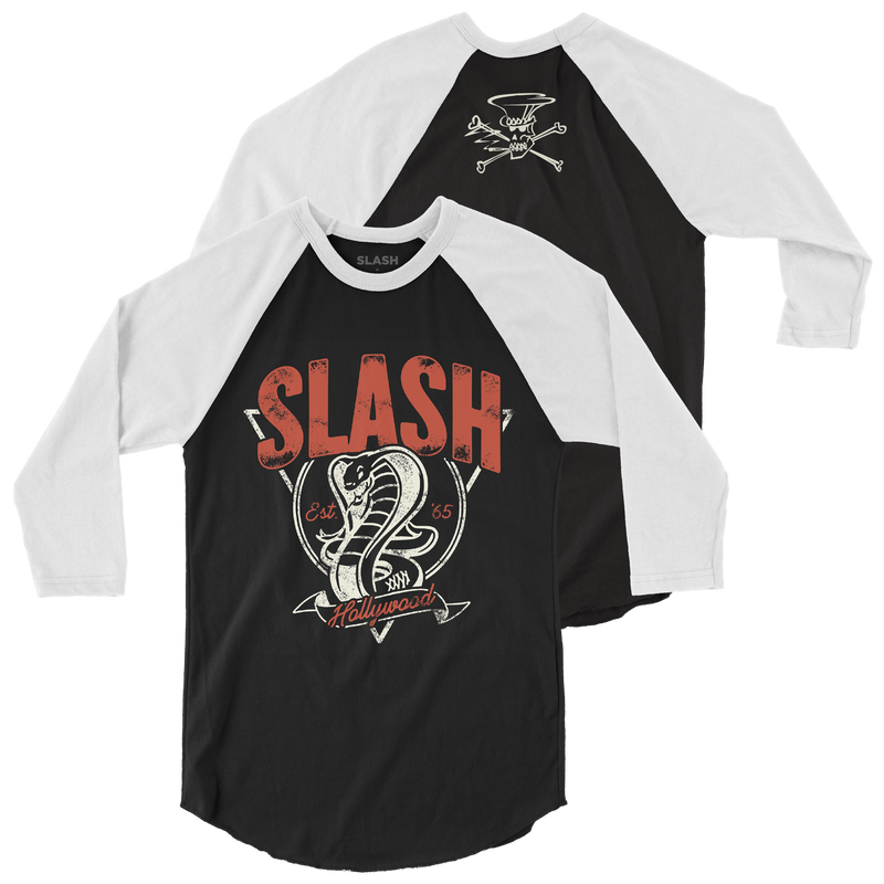 Hollywood Cobra B&W Raglan