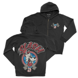 Big Bad Wolf Black Zip Hoodie