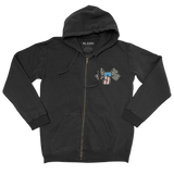 Big Bad Wolf Black Zip Hoodie