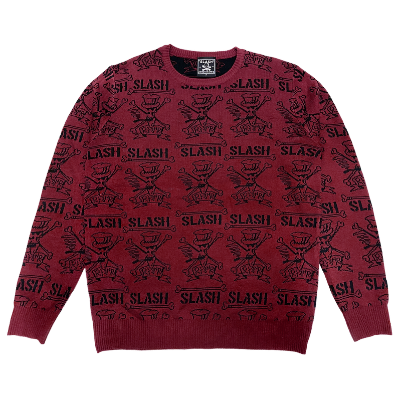 Slash Ugly Holiday Knit Sweater Front