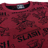 Slash Ugly Holiday Knit Sweater Design Close Up